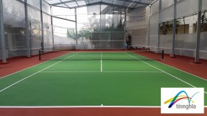 [Dự án] Sửa và sơn lại 02 lớp sơn Nova sports sân tennis Thanh Niên - Đà Lạt