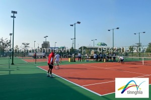 [Dự án] Sơn Master Court cho 3 sân tennis Khu thể thao Huyện Hồng Ngự, Đồng Tháp