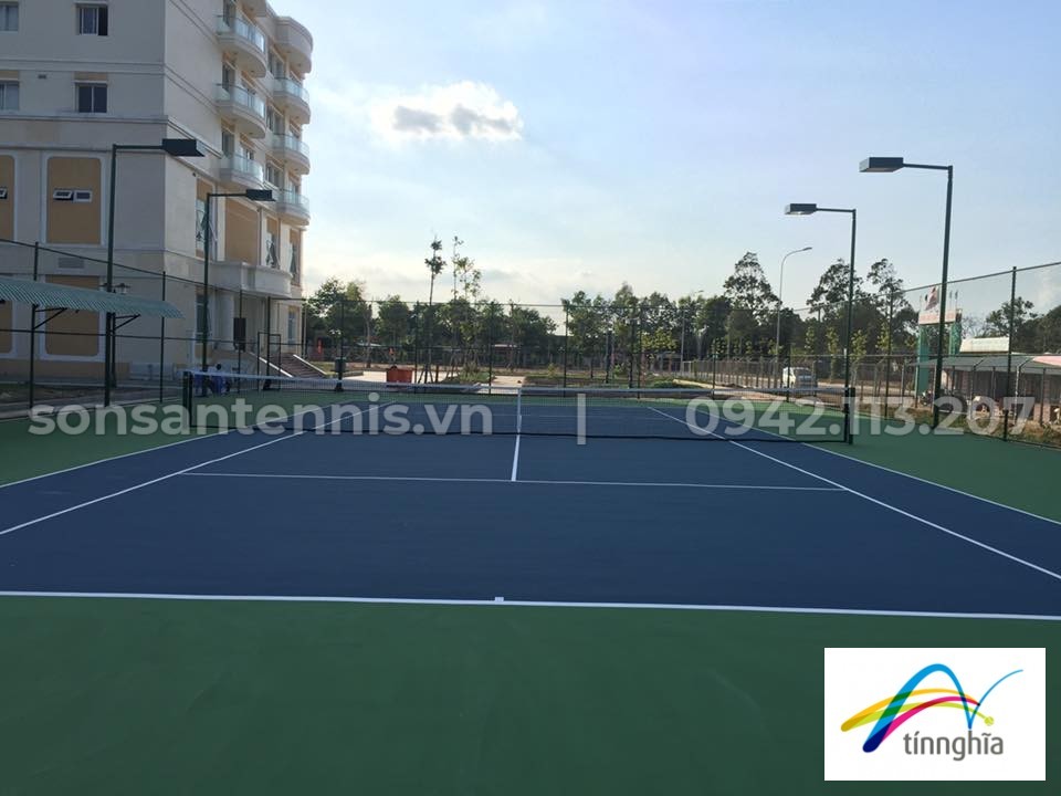 [Dự án] Sân tennis tập đoàn Hà Đô tại nhà khách Tỉnh Trà Vinh