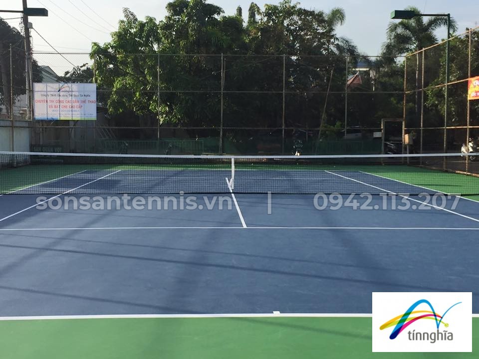 [Dự án] Sơn sân tennis Tân Vạn