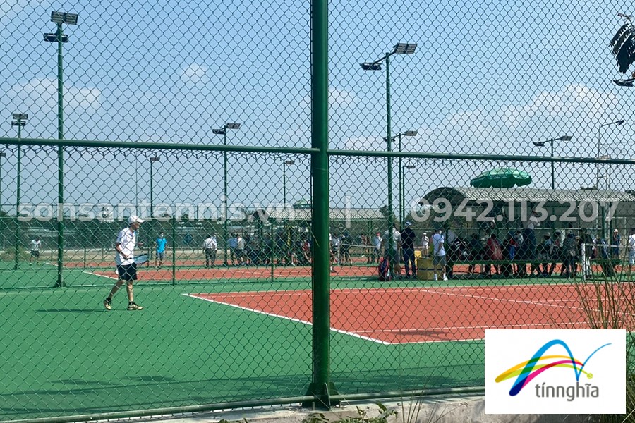 Sơn Master Court cho 3 sân tennis Khu thể thao Huyện Hồng Ngự, Đồng Tháp 6